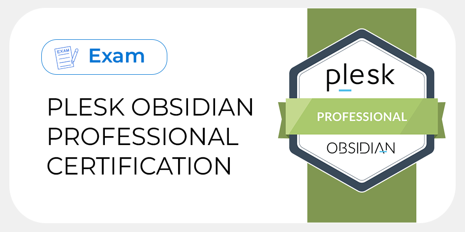 Plesk Obsidian Professional Certification Thumbnail